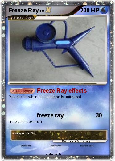 Pokemon Freeze Ray
