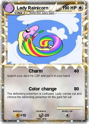 Pokemon Lady Rainicorn