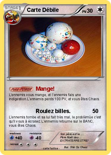 Pokemon Carte Débile