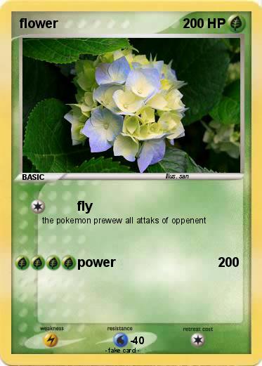 Pokemon flower
