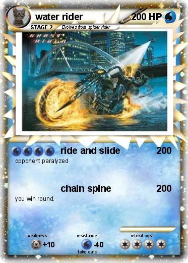 Pokemon water rider