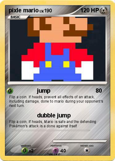 Pokemon pixle mario