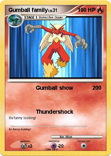 Pokemon Gumball family