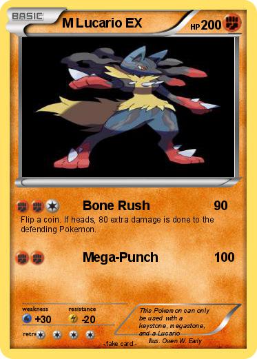 Pokemon M Lucario EX