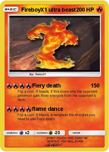 Pokemon FireboyX1 ultra beast