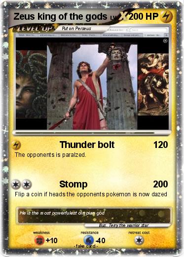 Pokemon Zeus king of the gods