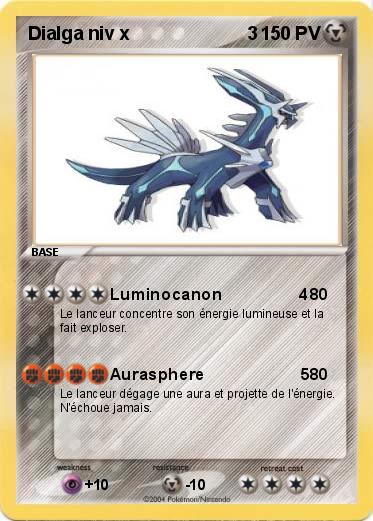 Pokemon Dialga niv x                       3