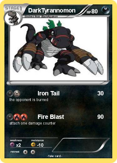 Pokemon DarkTyrannomon