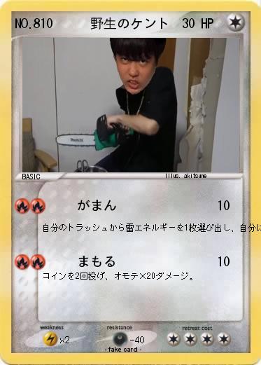 Pokemon NO.810      野生のケント