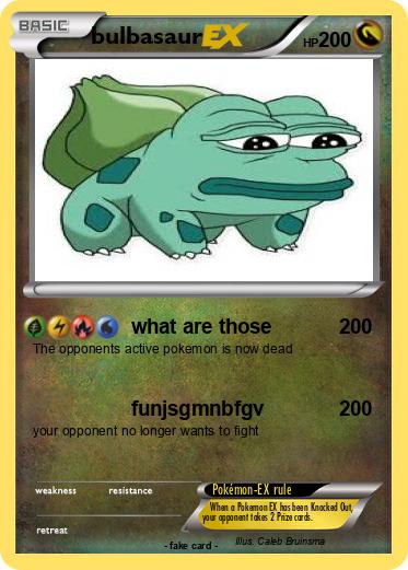 Pokemon bulbasaur