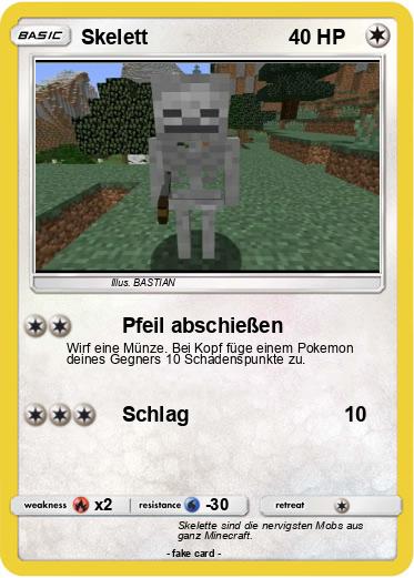 Pokemon Skelett