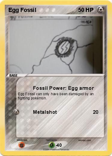 Pokemon Egg Fossil
