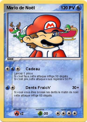Pokemon Mario de Noël
