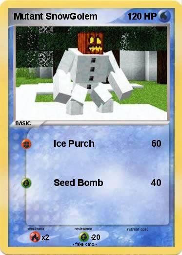 Pokemon Mutant SnowGolem