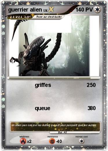 Pokemon guerrier alien