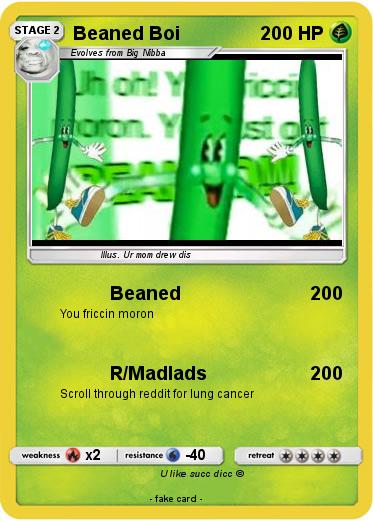 Pokemon Beaned Boi