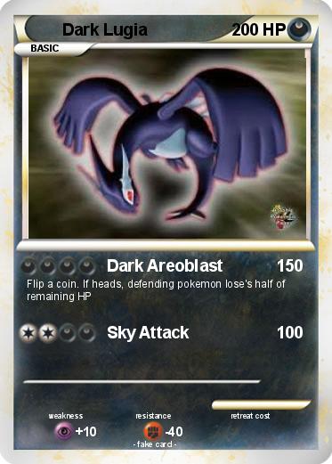 Pokemon Dark Lugia