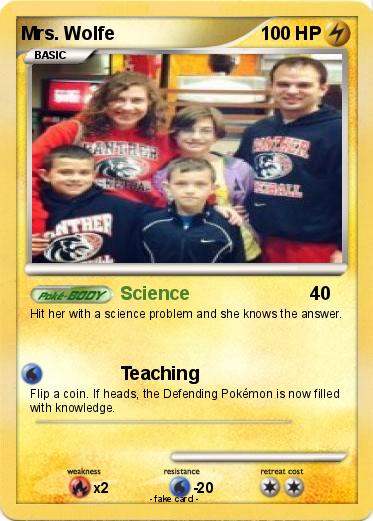 Pokemon Mrs. Wolfe