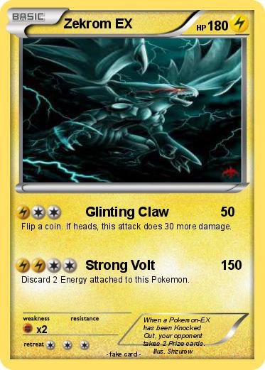 Pokemon Zekrom EX