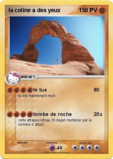 Pokemon la coline a des yeux