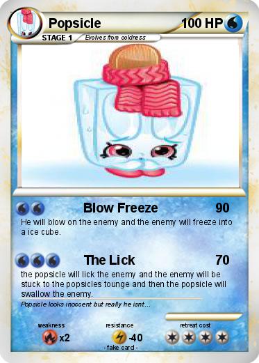Pokemon Popsicle