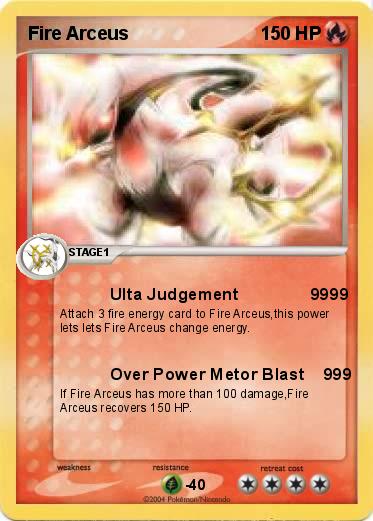 Pokemon Fire Arceus