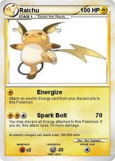 Pokemon Raichu