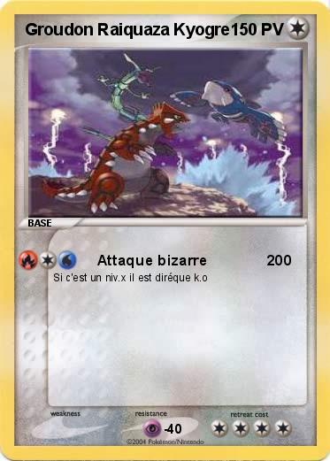 Pokemon Groudon Raiquaza Kyogre