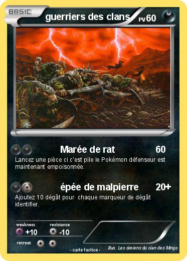 Pokemon guerriers des clans
