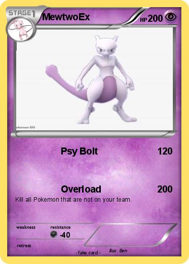 Pokemon MewtwoEx