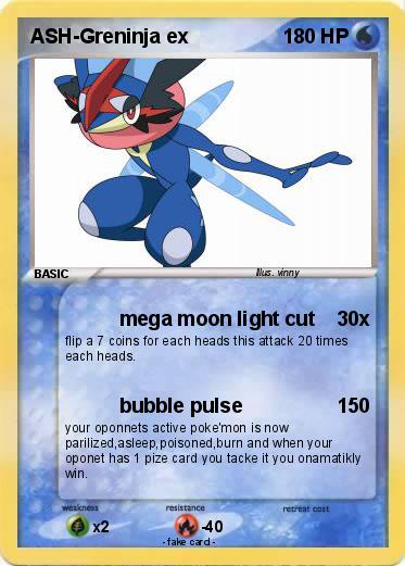 Pokemon ASH-Greninja ex