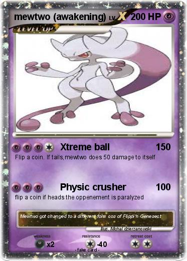 Pokemon mewtwo (awakening)