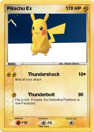 Pokemon Pikachu Ex