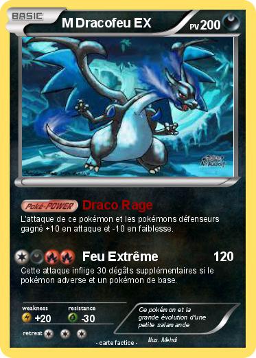 Pokemon M Dracofeu EX