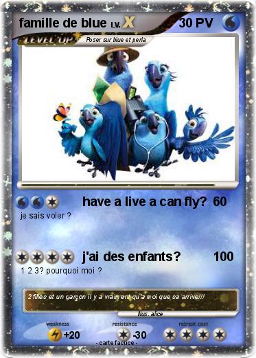 Pokemon famille de blue