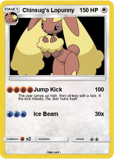 Pokemon Chinsug's Lopunny