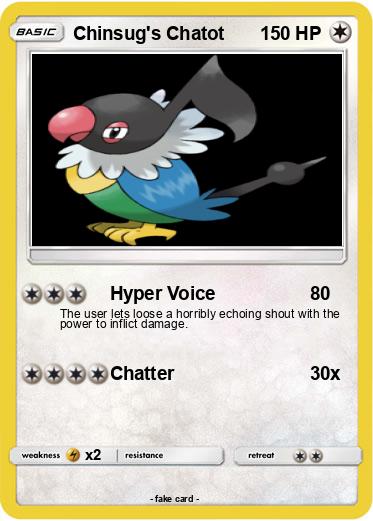 Pokemon Chinsug's Chatot
