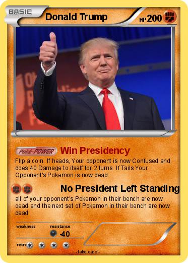 Pokemon Donald Trump