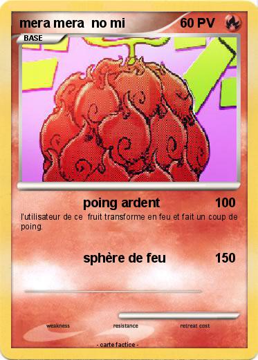 Pokemon mera mera  no mi