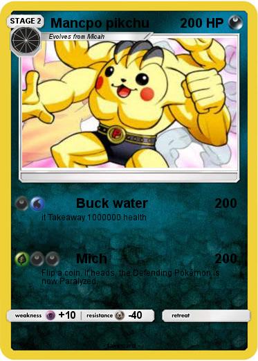 Pokemon Mancpo pikchu