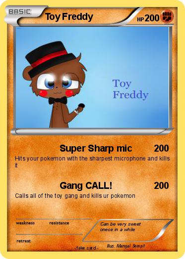 Pokemon Toy Freddy