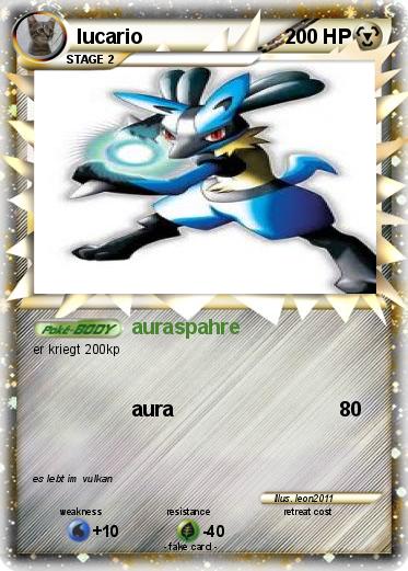 Pokemon lucario