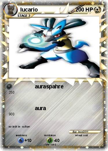 Pokemon lucario