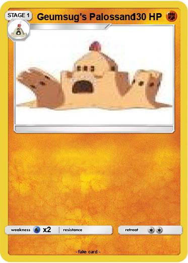 Pokemon Geumsug's Palossand