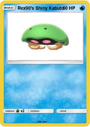 Pokemon Rex90's Shiny Kabuto