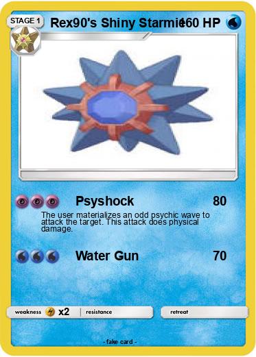 Pokemon Rex90's Shiny Starmie