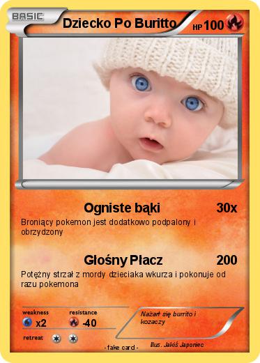Pokemon Dziecko Po Buritto