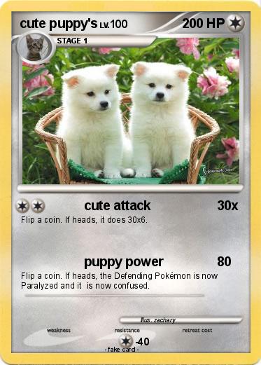 Pokemon cute puppy's