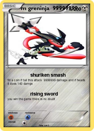 Pokemon m greninja  99999999