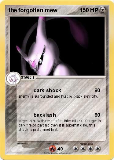 Pokemon the forgotten mew